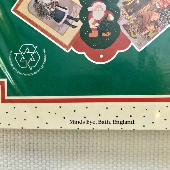 Christmas card display Holder with Santa Holiday - Picture 3 of 6